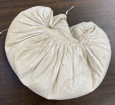 Lot 330 - Clothing. A rare pair of sleeve plumpers, circa 1830