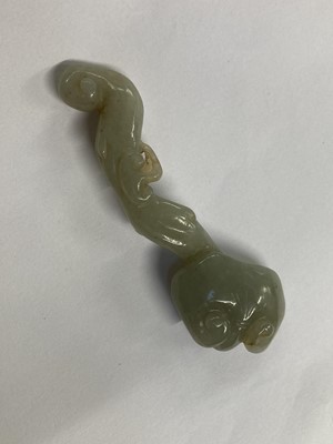 Lot 486 - Jade. A Chinese jade boulder and other pieces