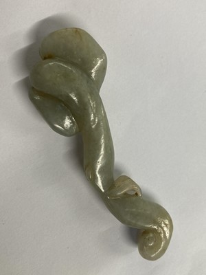 Lot 486 - Jade. A Chinese jade boulder and other pieces