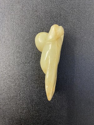 Lot 491 - Jade. A spinach green jade boulder and other pieces
