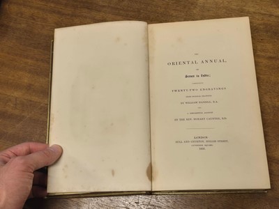 Lot 15 - Daniell (William, illustrator). The Oriental Annual, or Scenes in India, Large Paper Copies, 1834-35