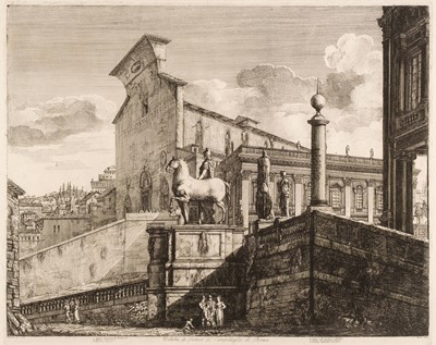 Lot 82 - Rossini (Luigi, 1790-1857). Veduta di Fianco del Campidoglio..., and others