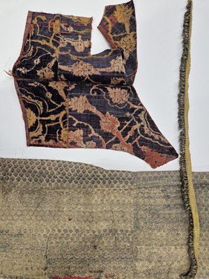 Lot 348 - Fabric. A small collection of early fragments, 16-17th century & later