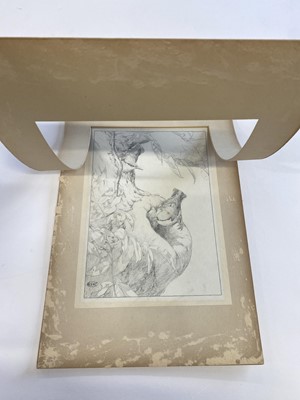 Lot 169 - Dearden (Harold, 1888-1962). Shepherd and his Flock, pen and ink on grey paper