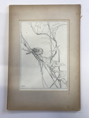 Lot 169 - Dearden (Harold, 1888-1962). Shepherd and his Flock, pen and ink on grey paper