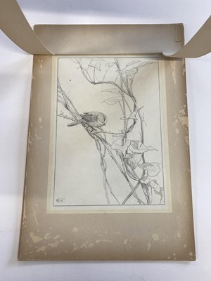 Lot 169 - Dearden (Harold, 1888-1962). Shepherd and his Flock, pen and ink on grey paper