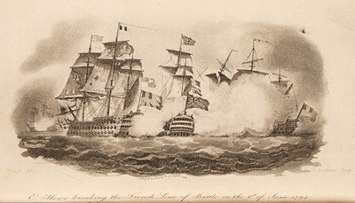 Lot 326 - The Naval Chronicle. volumes 1-14, 16-19 [1799-1808], London: Burmey & Gold