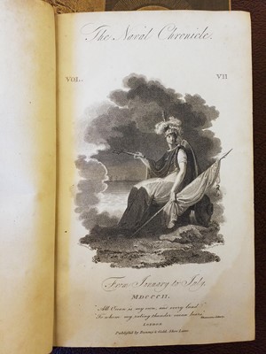 Lot 62 - The Naval Chronicle. volumes 1-19 [1799-1808], London: Burmey & Gold