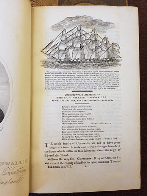 Lot 62 - The Naval Chronicle. volumes 1-19 [1799-1808], London: Burmey & Gold