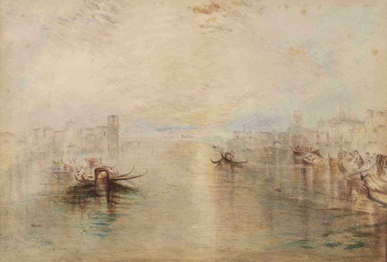 Lot 1 - After Joseph Mallord William Turner (1775-1851). St Benedetto, Looking towards Fusina, c. 1870