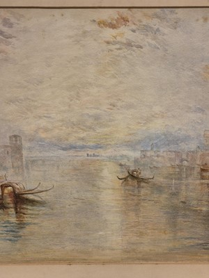 Lot 1 - After Joseph Mallord William Turner (1775-1851). St Benedetto, Looking towards Fusina, c. 1870