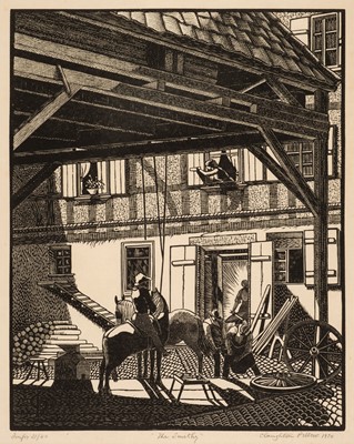 Lot 261 - Pellew (Claughton, 1890-1966). The Smithy, 1930