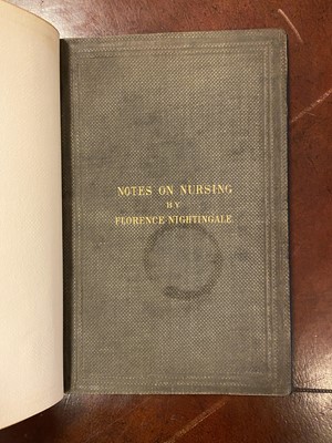 Lot 282 - Nightingale (Florence). Notes on Nursing: What it is, and what it is not, 1st ed., 2nd issue, [1860]