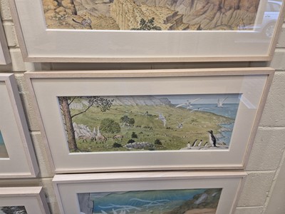 Lot 6 - Barrett (Peter, 1935-). A Set of Ten original illustrations, 2007-08