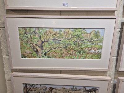 Lot 6 - Barrett (Peter, 1935-). A Set of Ten original illustrations, 2007-08