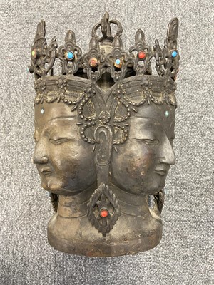 Lot 495 - Tibet. A Tibetan bronze, 19th century