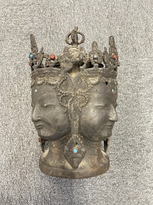 Lot 495 - Tibet. A Tibetan bronze, 19th century