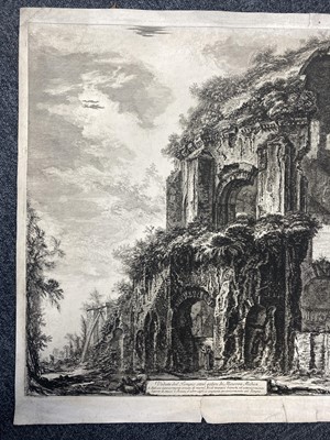 Lot 22 - Piranesi (Giovanni Battista, 1720-1778). The etchings from Vedute di Roma, 1764