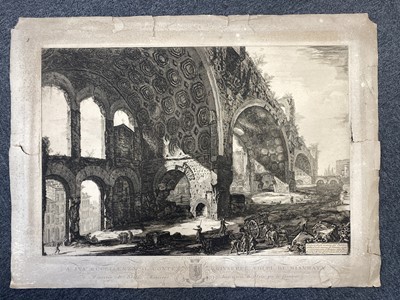Lot 22 - Piranesi (Giovanni Battista, 1720-1778). The etchings from Vedute di Roma, 1764