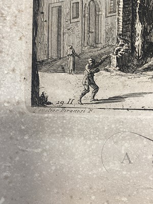 Lot 22 - Piranesi (Giovanni Battista, 1720-1778). The etchings from Vedute di Roma, 1764