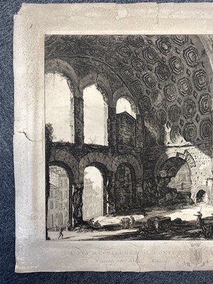 Lot 22 - Piranesi (Giovanni Battista, 1720-1778). The etchings from Vedute di Roma, 1764