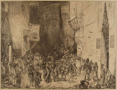 Lot 354 - Bauer (Marius Alexander Jacques, 1867-1932). Een Straat In Constantinopel, 1893