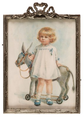 Lot 210 - Holman (Agnes Gladys, 1886-1966). Molly, circa 1913, plus one other..., watercolour on ivory