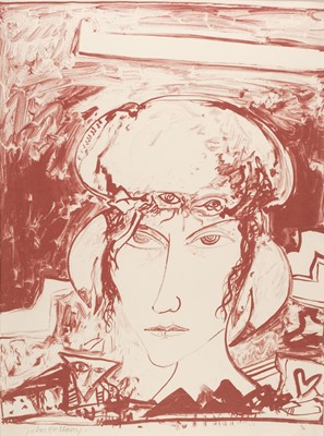 Lot 498 - Bellany (John, 1942-2013). Untitled (Red Earth), 1995
