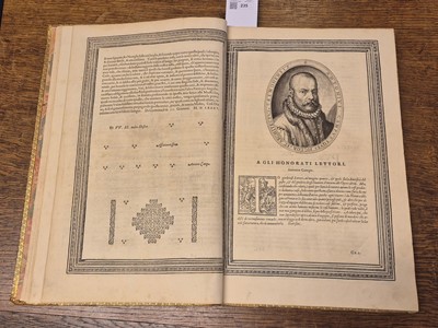 Lot 235 - Campo (Antonio). Cremona Fedelissima Citta, 1st edition, 1585