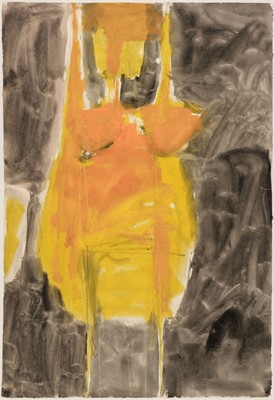 Lot 261 - Cliffe (Henry, 1919-1983). Figure, circa 1955, gouache on paper
