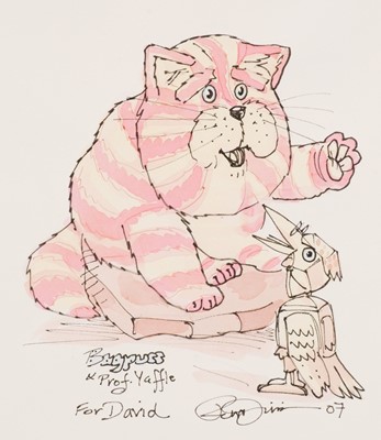 Lot 549 - Firmin (Peter, 1928-2018). Bagpuss, 2007, pen, ink and watercolour