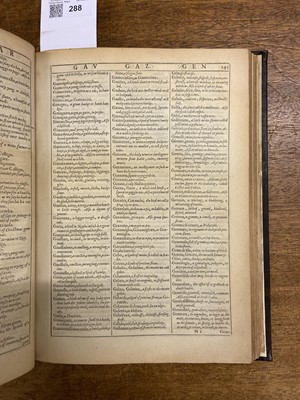 Lot 288 - Florio (John). A Worlde of Wordes, or ... Exact Dictionary in Italian and English, 1598