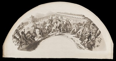 Lot 51 - Fan. The Mutiny of Aranjuez, London: Behrmann & Collman, November 1st, 1813