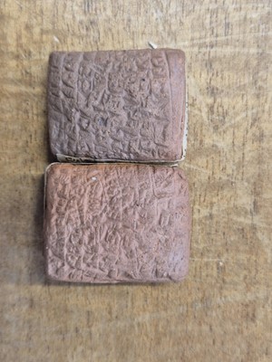 Lot 466 - Babylonia. Two Babylonian rectangular clay tablets
