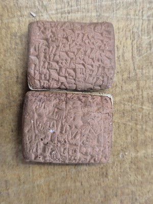 Lot 466 - Babylonia. Two Babylonian rectangular clay tablets