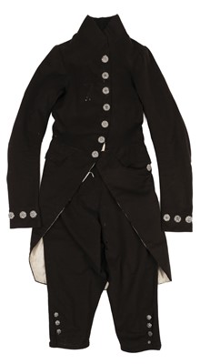 Lot 314 - Clothing. A Quaker gentleman's wool suit, circa 1780