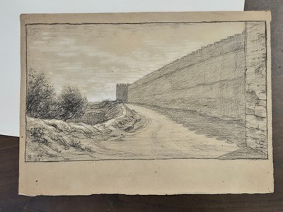 Lot 176 - French (Cecil, 1879-1953). Moroccan Kasbah, November 1922, pastel