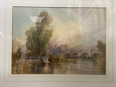 Lot 150 - Wasley (Frank, 1848-1934). Quayside, St. Marks Square, Venice, watercolour
