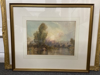 Lot 150 - Wasley (Frank, 1848-1934). Quayside, St. Marks Square, Venice, watercolour