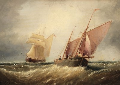 Lot 206 - Bland (E., late 19th/early 20th century). Making for Port, North Sea, 1903