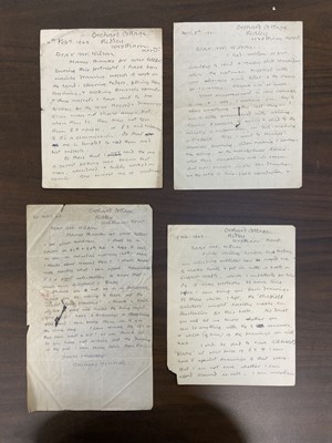 Lot 189 - Hennell (Thomas, 1903-1945). A series of 8 autograph Lltters signed, 'Thomas Hennell', 1941-42