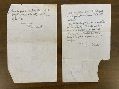 Lot 189 - Hennell (Thomas, 1903-1945). A series of 8 autograph Lltters signed, 'Thomas Hennell', 1941-42