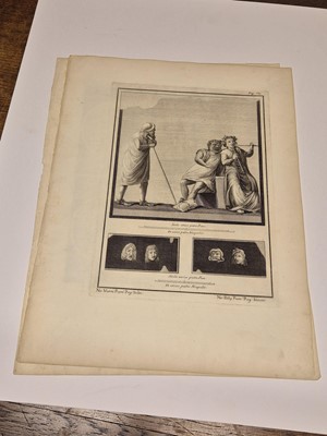 Lot 37 - Hamilton (Sir William). Nine engraved reliefs, circa 1780