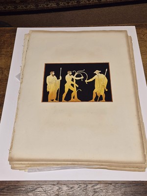Lot 37 - Hamilton (Sir William). Nine engraved reliefs, circa 1780