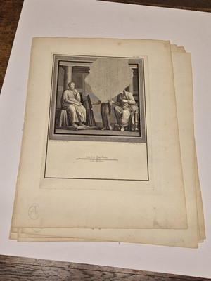 Lot 37 - Hamilton (Sir William). Nine engraved reliefs, circa 1780