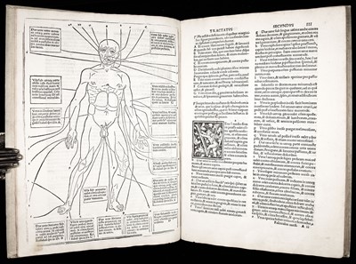 Lot 234 - Ketham (Johannes de). Fasciculus medici[n]e …, Venice: Cesare Arrivabene, March 1522