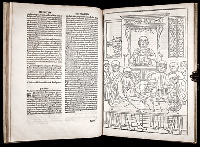 Lot 234 - Ketham (Johannes de). Fasciculus medici[n]e …, Venice: Cesare Arrivabene, March 1522