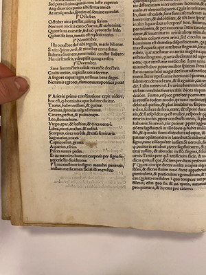Lot 234 - Ketham (Johannes de). Fasciculus medici[n]e …, Venice: Cesare Arrivabene, March 1522