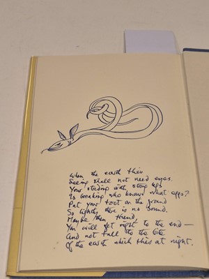 Lot 623 - Hughes (Ted). The Hawk in the Rain, 1st edition, inscribed copy, 1957