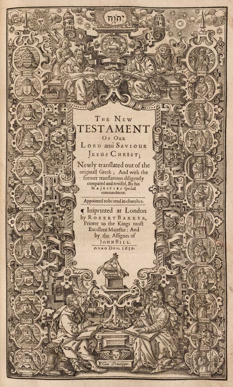 Lot 277 - Bible [English]. [The Holy Bible: Containing